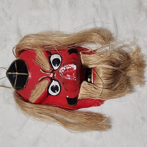 HANDMADE CARDBOARD MASK. - Picture 2 of 4